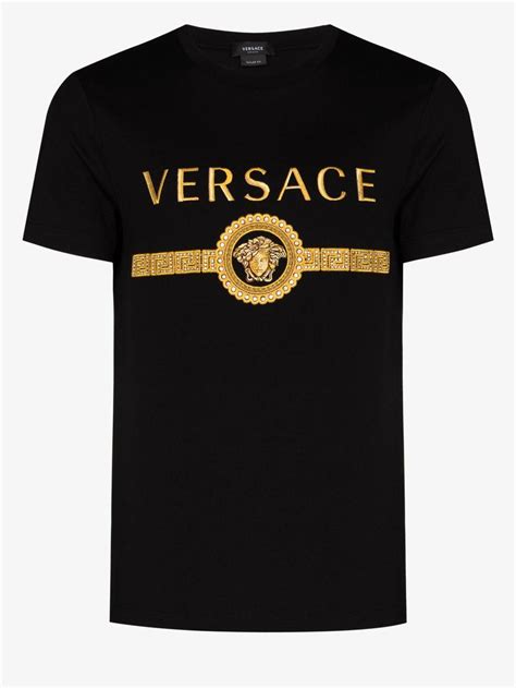 versace t shirt price tag|Versace t shirt sale.